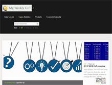 Tablet Screenshot of myweeklycot.com